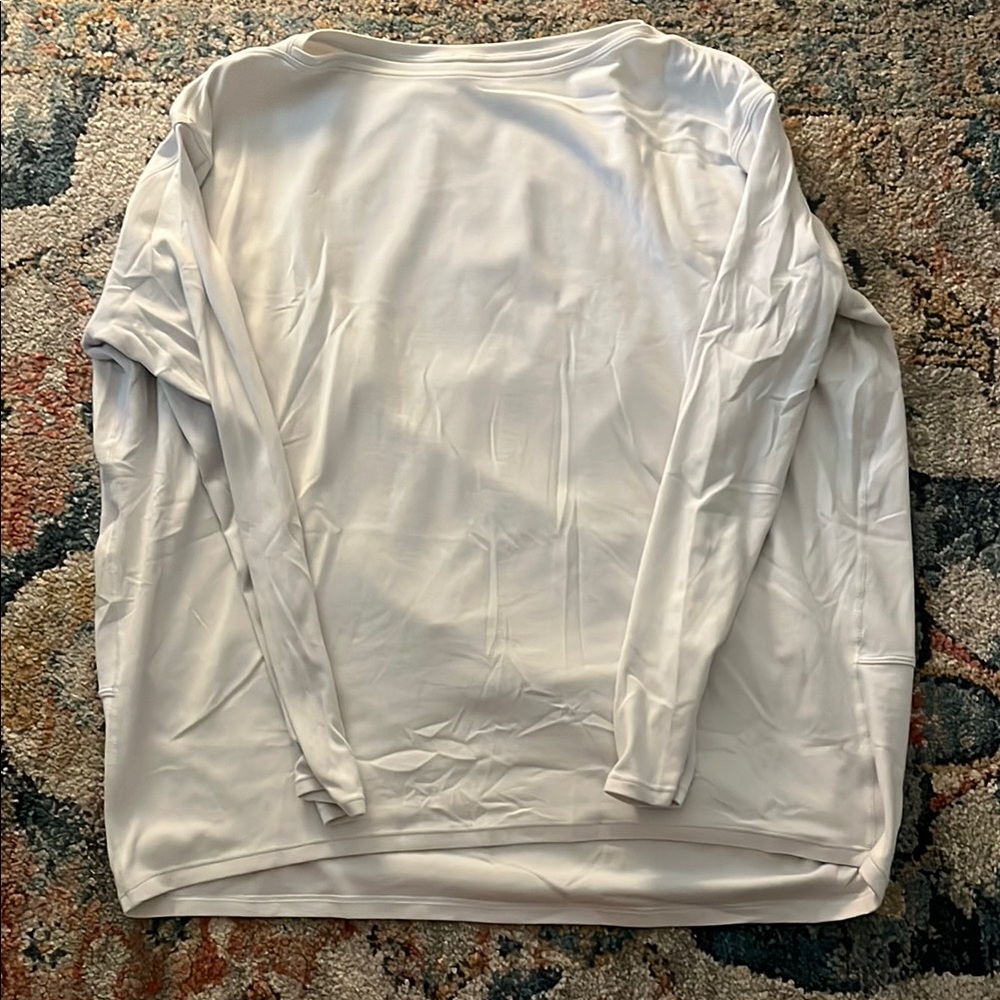 Women’s LuLu White Long Sleeve Shirt